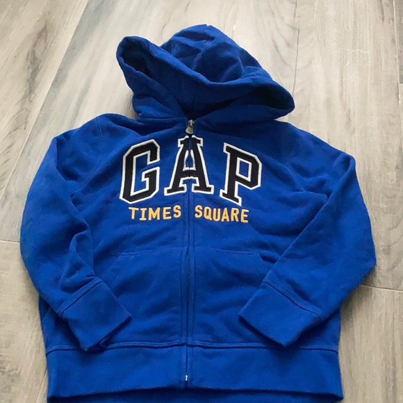GAP | Shirts u0026 Tops | Gap Times Square Blue Hoodie Kids Small | Poshmark